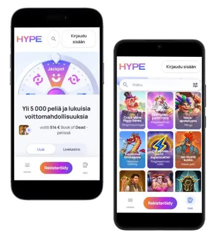 HypeKasino Mobiilikäyttö